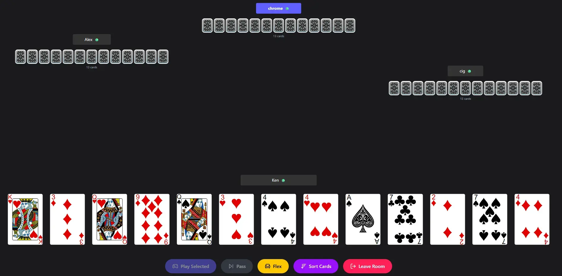 Pusoy Dos Game